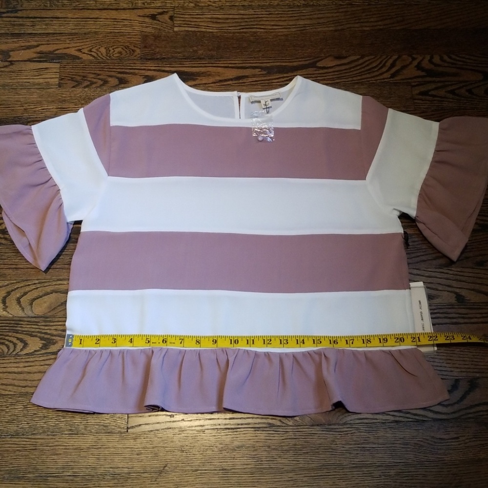 BNWOT Cute Ruffled Top - Picture 3 of 4